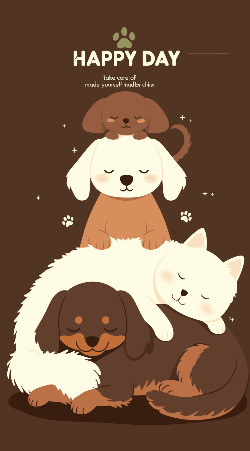 Dog Originals original repeating artwork