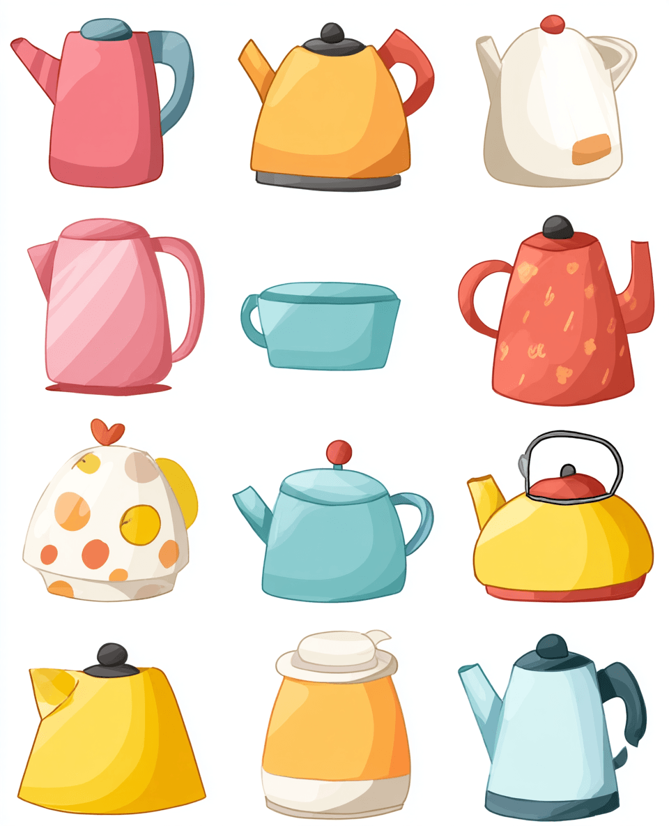 Kettle Squad original repeating artwork