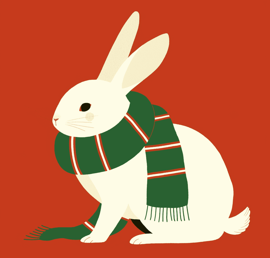 Bunny Print original repeating artwork