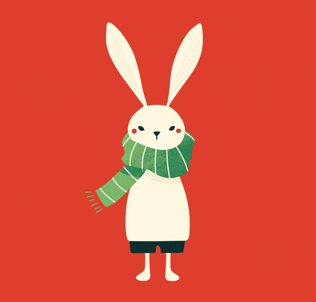 Bunny Dawn original repeating artwork