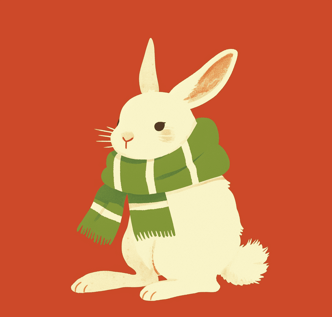 Bunny Shine original repeating artwork
