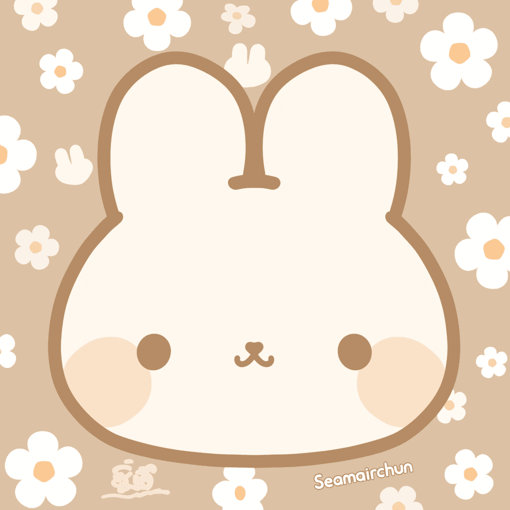 Bunny Spring original repeating artwork