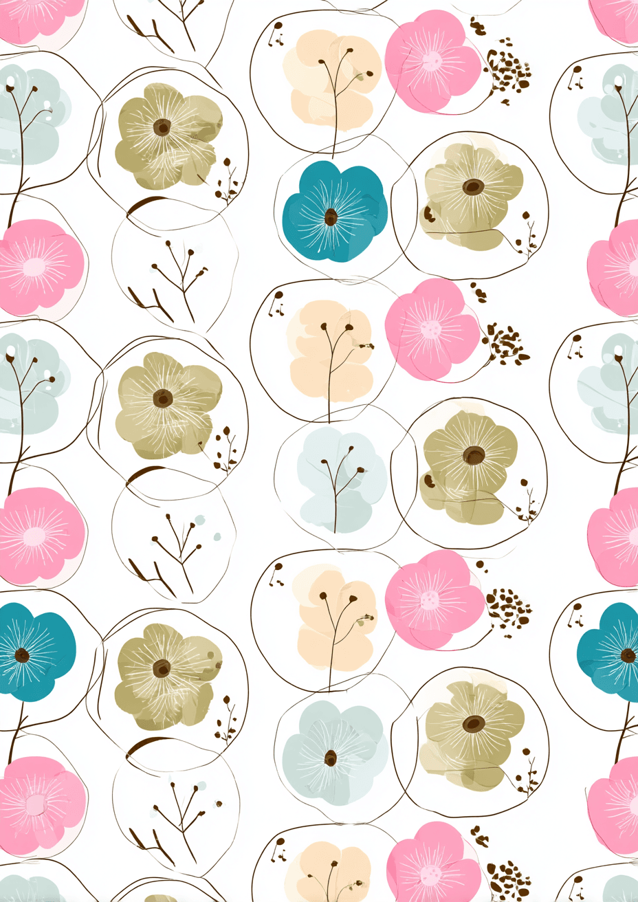 Blossom 808 original repeating artwork