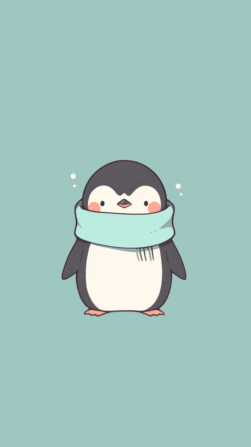 Penguin Festival original repeating artwork
