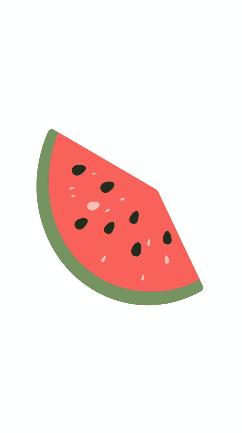 Watermelon original repeating artwork