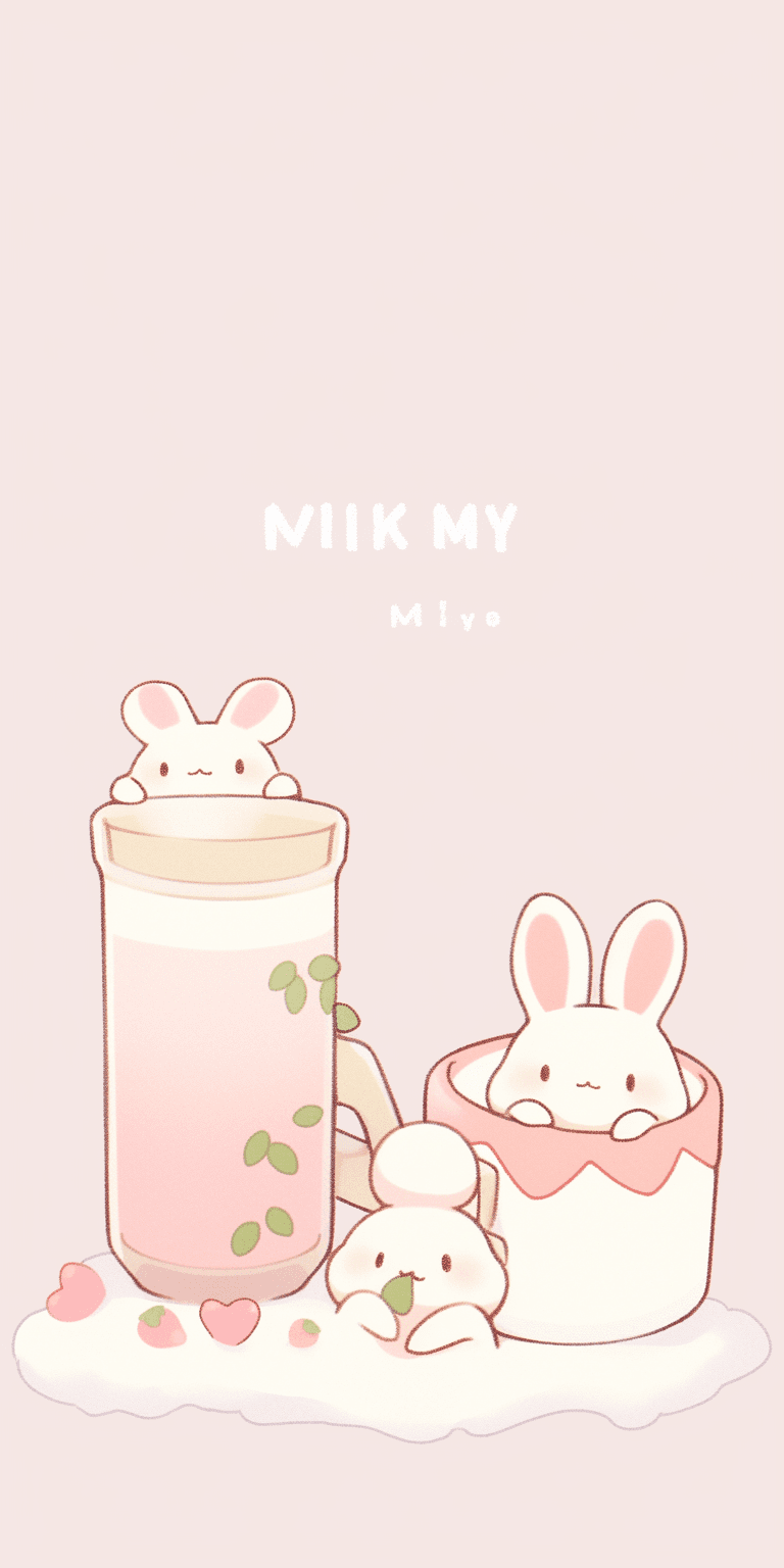 Bunny Gleam original repeating artwork