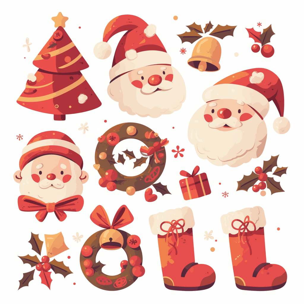 Christmas Santa 001 original repeating artwork