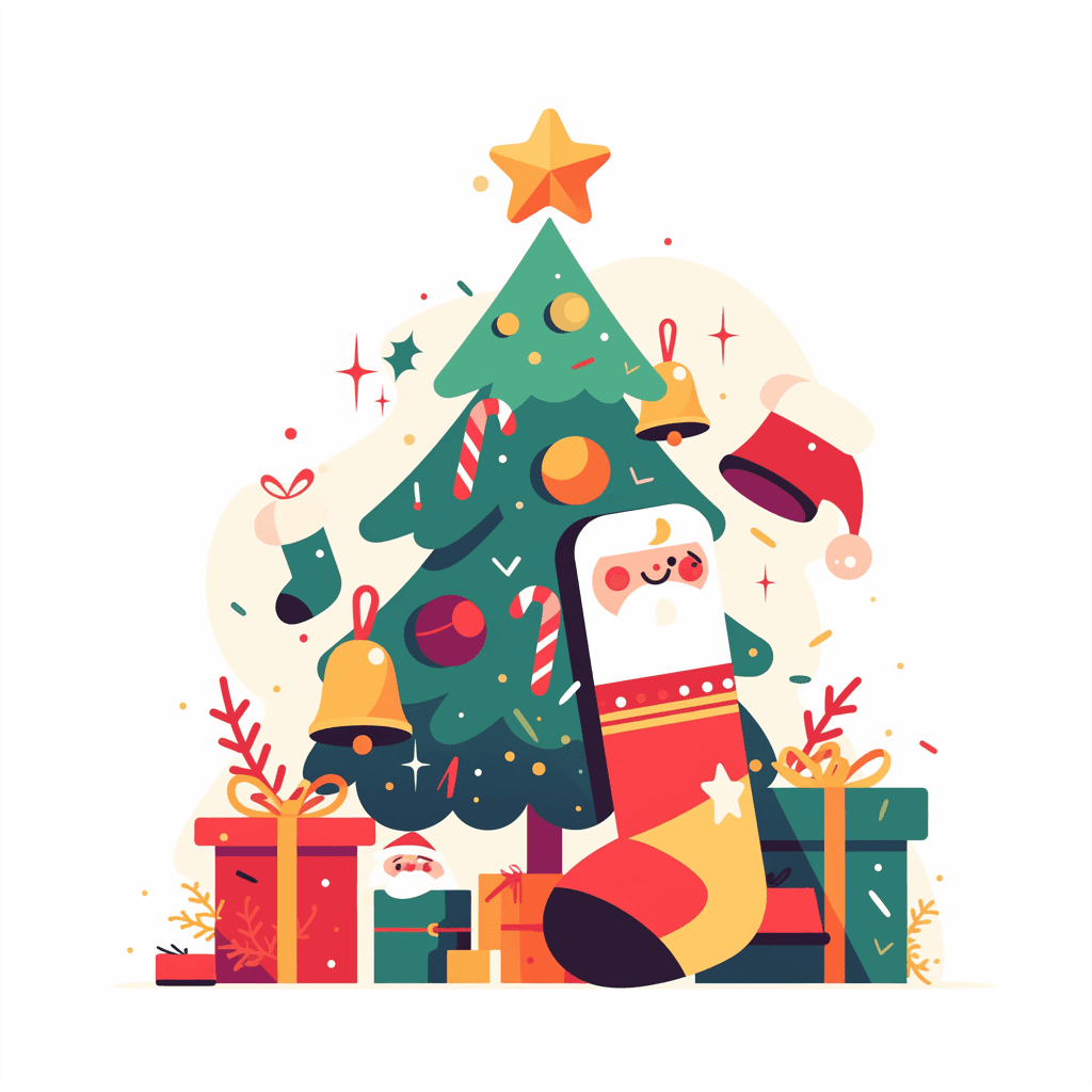 Christmas Tree 512 original repeating artwork
