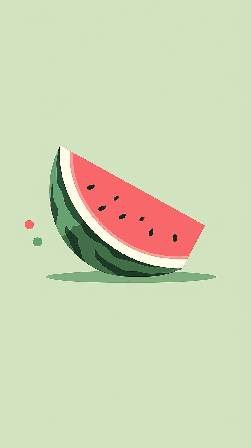 Watermelon Club original repeating artwork