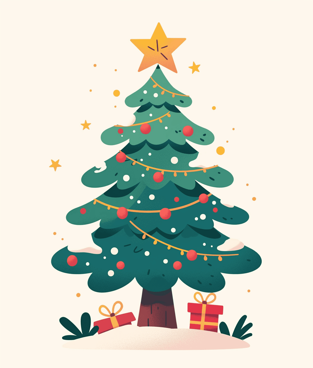 Christmas Christmas Tree 018 original repeating artwork