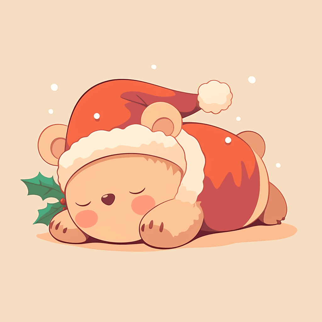 Christmas Animals Rhythm original repeating artwork