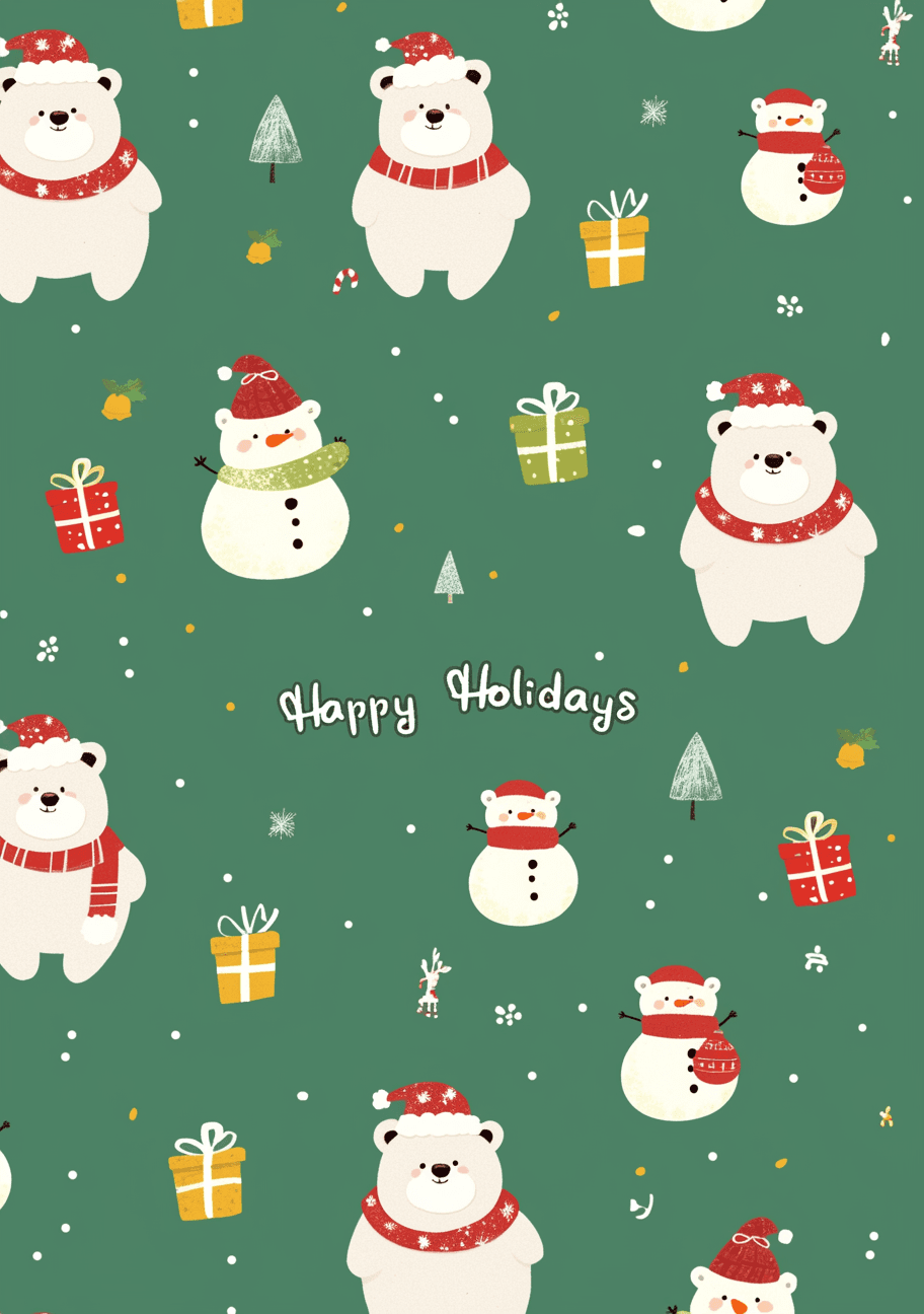 Christmas Design Seek original repeating artwork