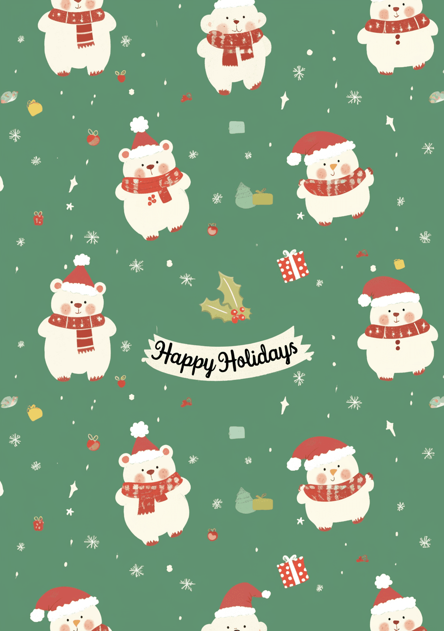 Christmas Design 302 original repeating artwork