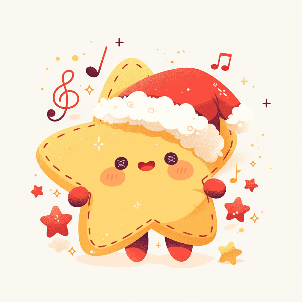 Christmas Star Tribe original repeating artwork