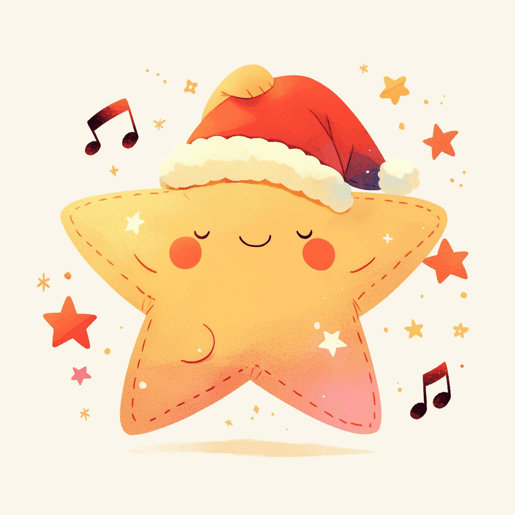 Christmas Star Team original repeating artwork