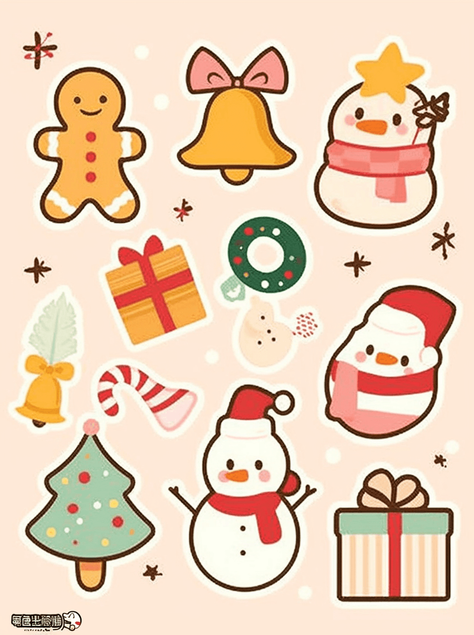 Christmas Design Coast original repeating artwork