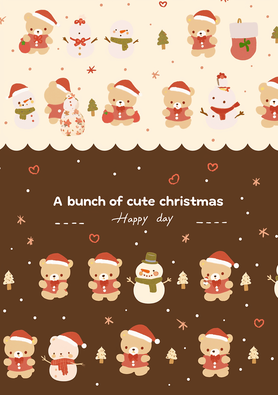 Christmas Design Line original repeating artwork