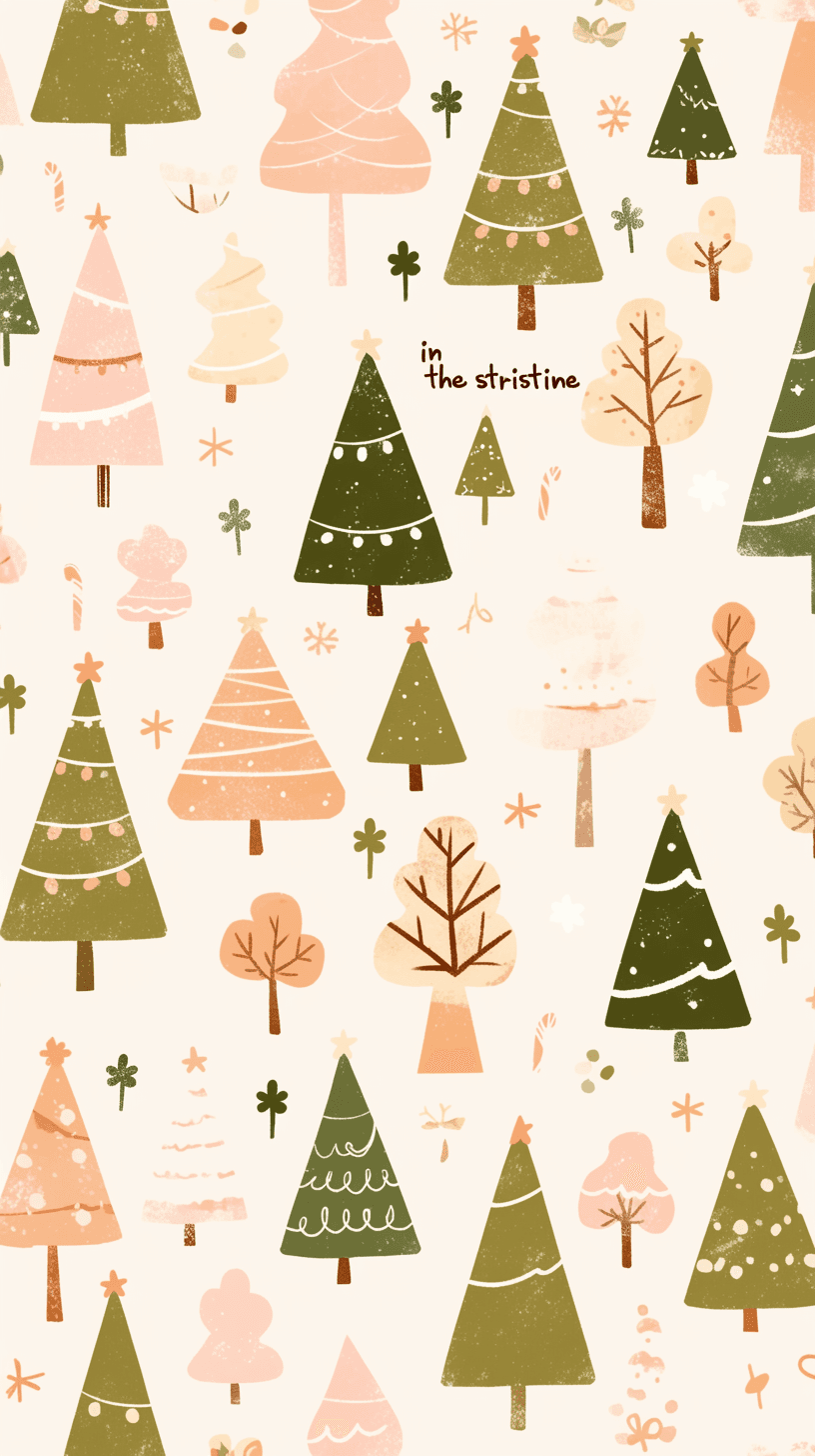 Christmas Design West original repeating artwork