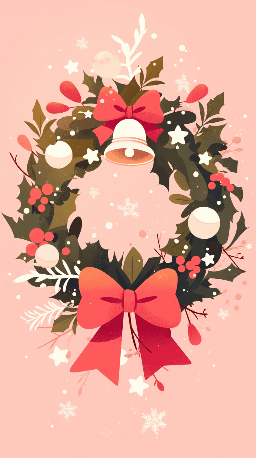 Christmas Wreath 220 original repeating artwork