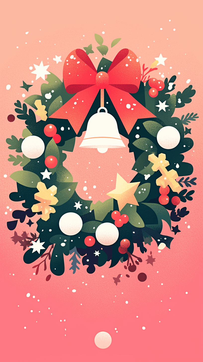 Christmas Wreath 275 original repeating artwork