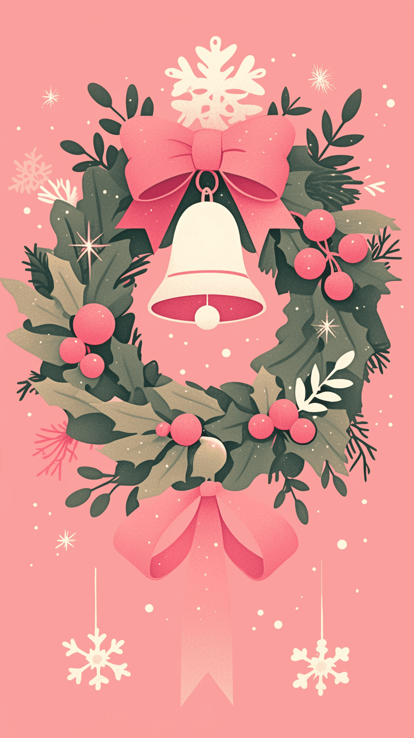 Christmas Wreath 003 original repeating artwork