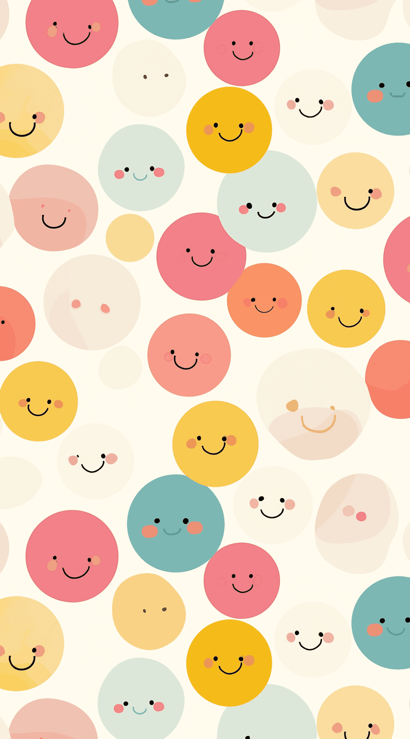 Smiley Pop original repeating artwork
