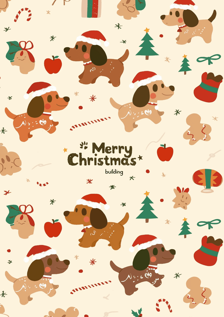 Christmas Design Summit original repeating artwork