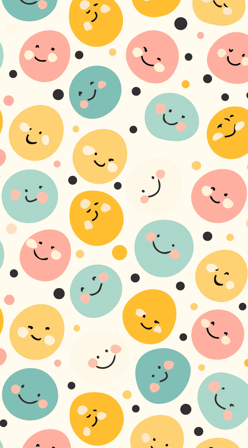 Smiley Beats original repeating artwork