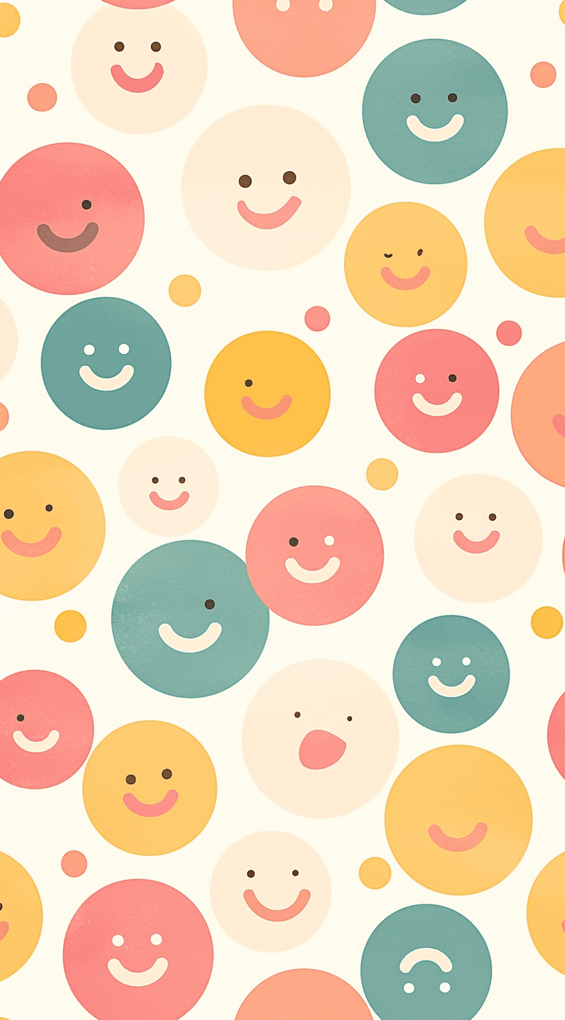 Smiley Session original repeating artwork