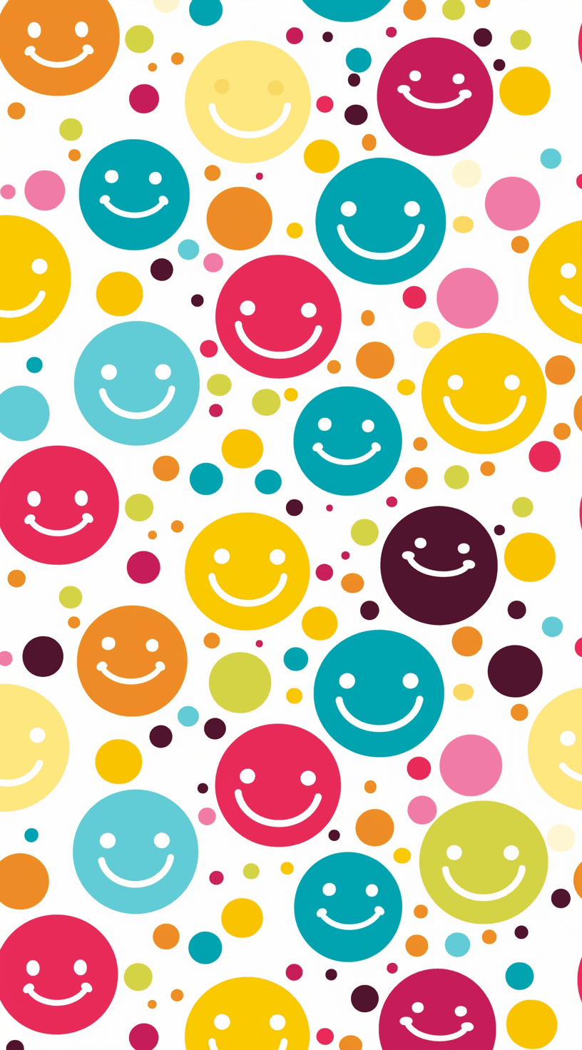 Smiley Show original repeating artwork