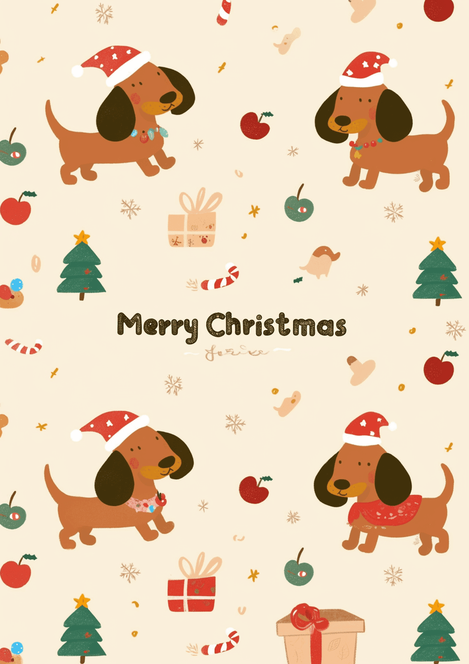 Christmas Design Studio original repeating artwork