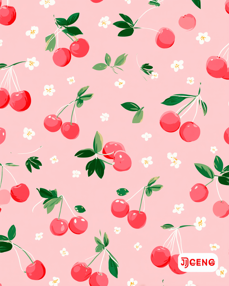 Cherry 008 original repeating artwork
