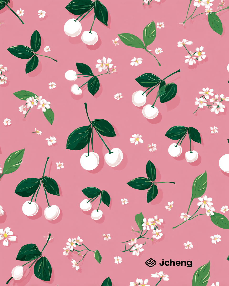 Cherry 007 original repeating artwork