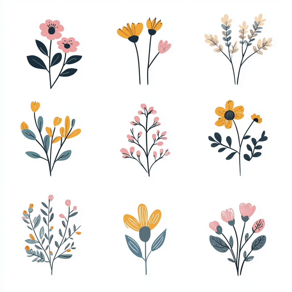 Blossom 773 original repeating artwork