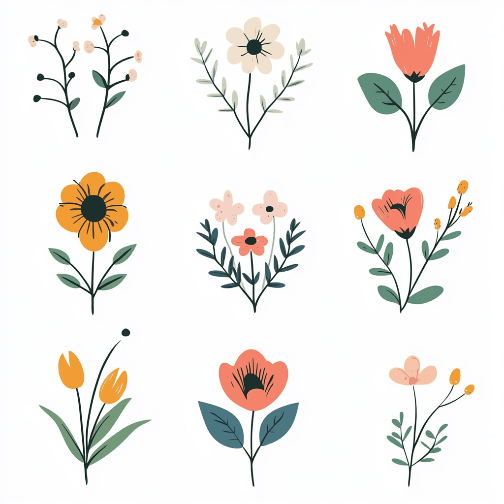 Blossom 772 original repeating artwork