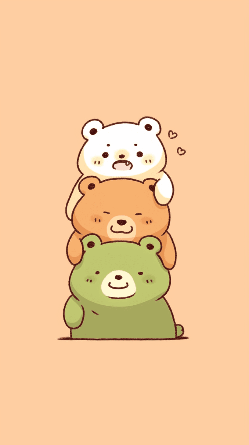 Bear Series original repeating artwork