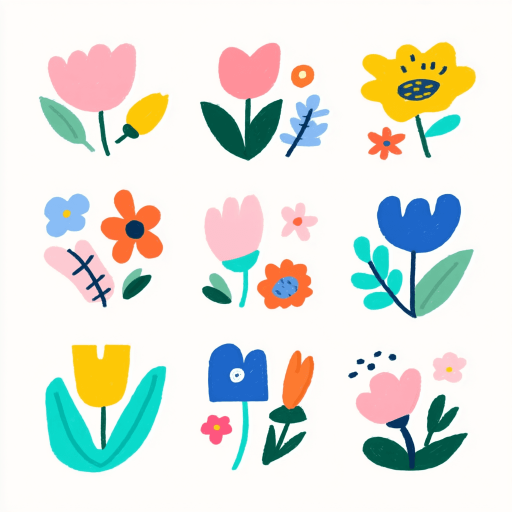 Blossom 739 original repeating artwork