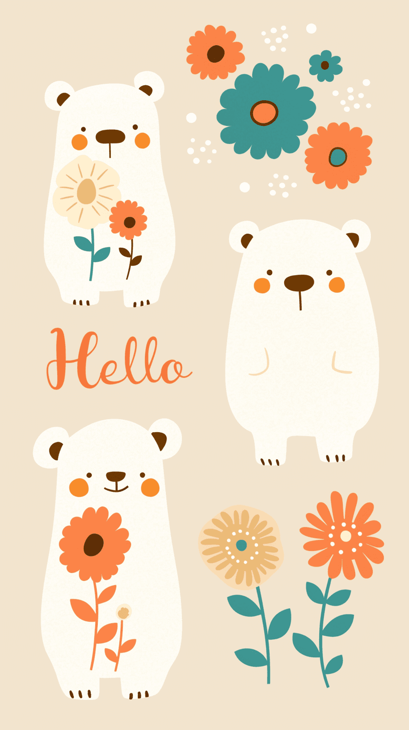 Bear Archive original repeating artwork