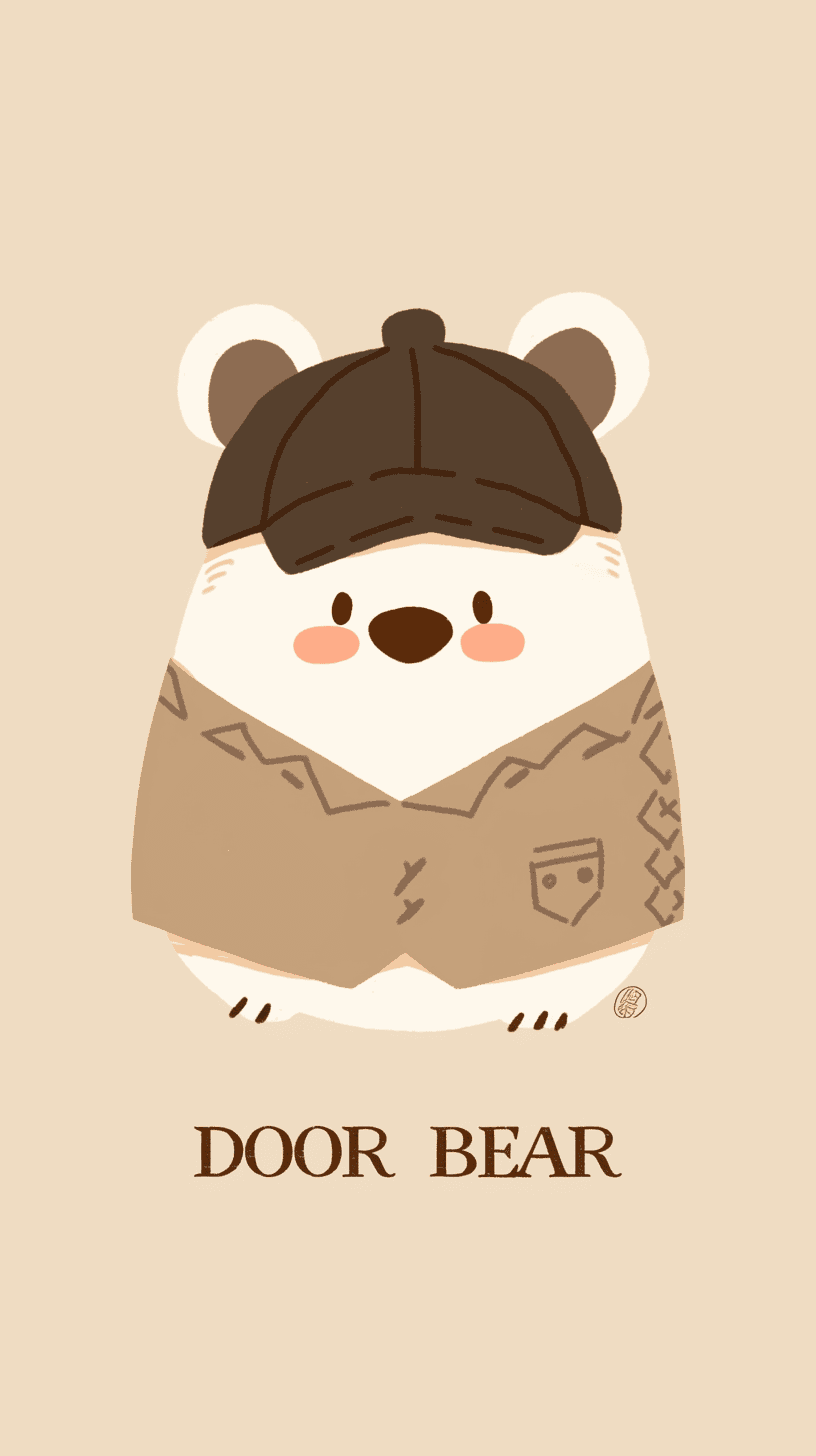 Bear 107 original repeating artwork