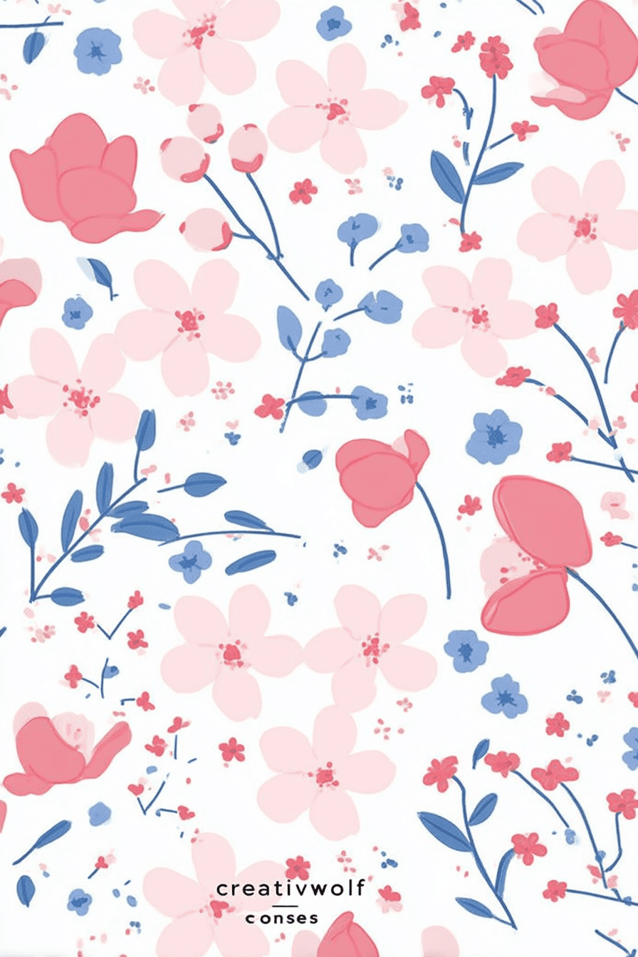 Blossom 718 original repeating artwork