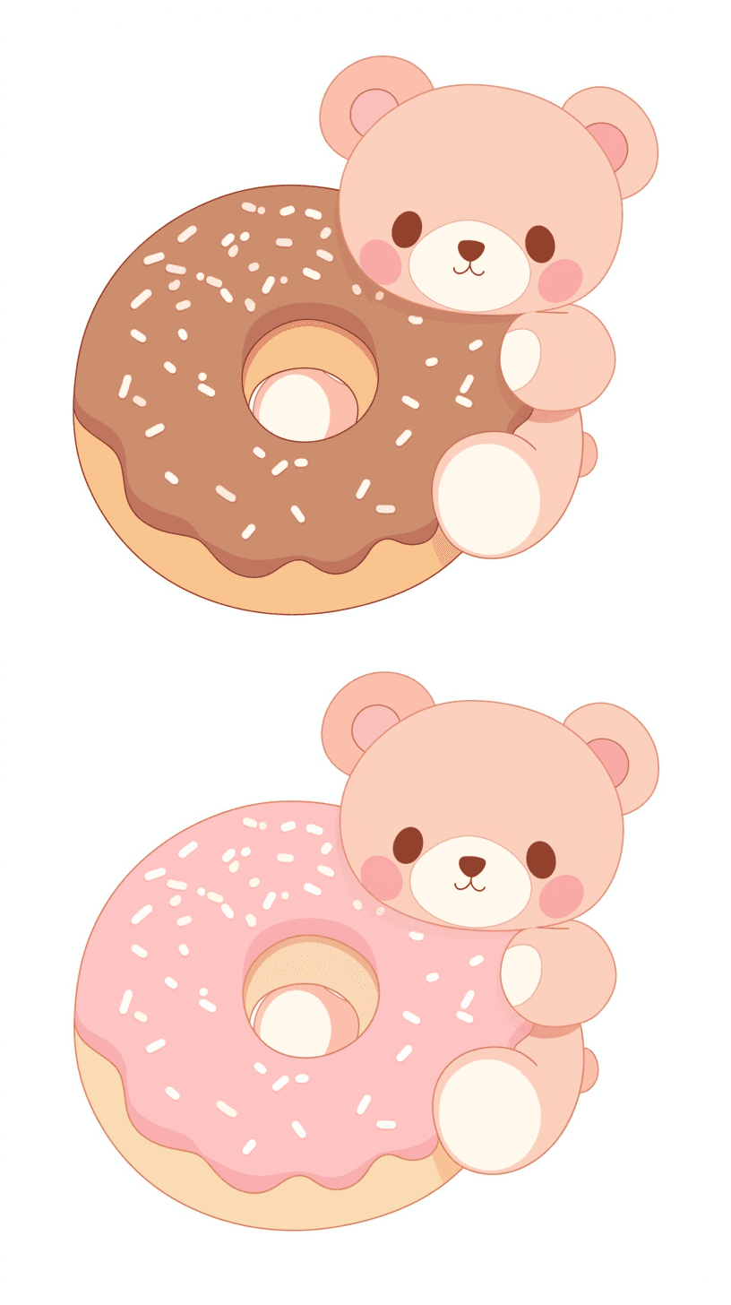 Donut Tribe original repeating artwork
