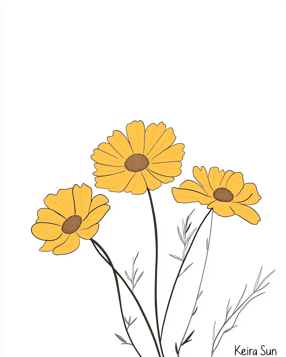 Blossom 585 original repeating artwork