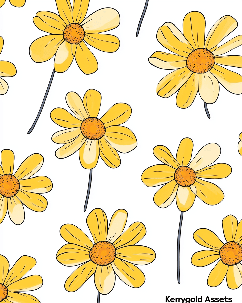Blossom 577 original repeating artwork
