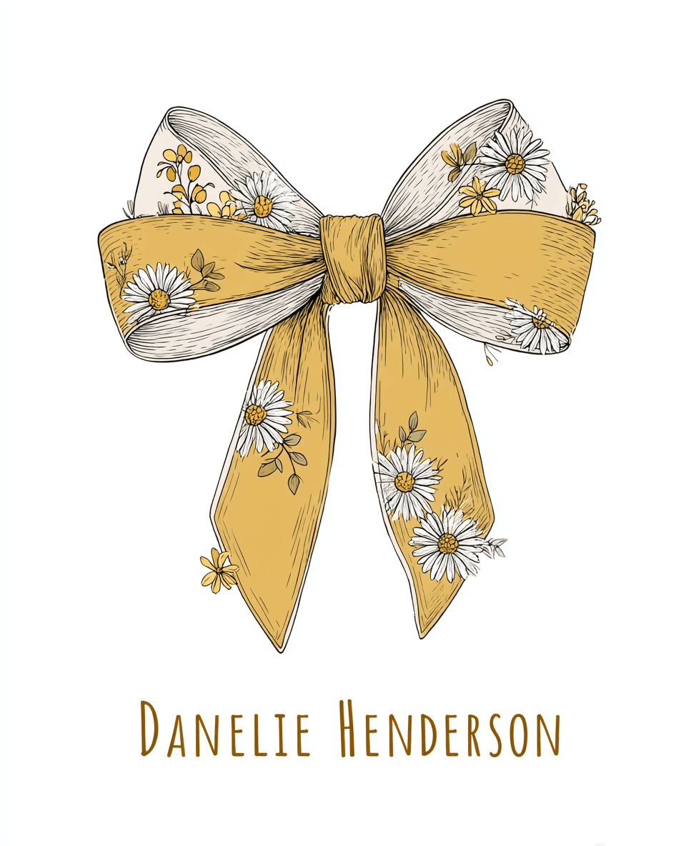 Bow 133 original repeating artwork