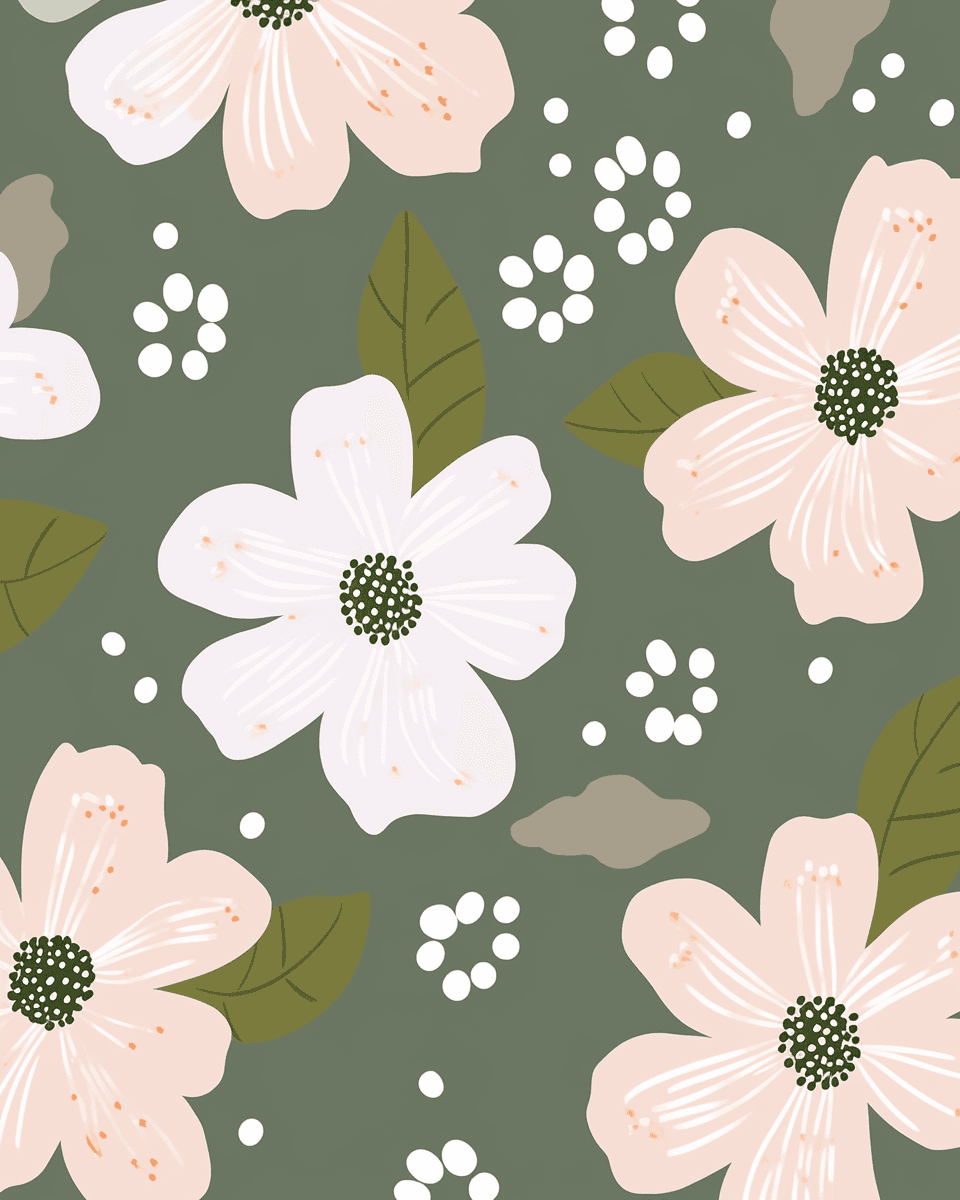 Blossom 554 original repeating artwork