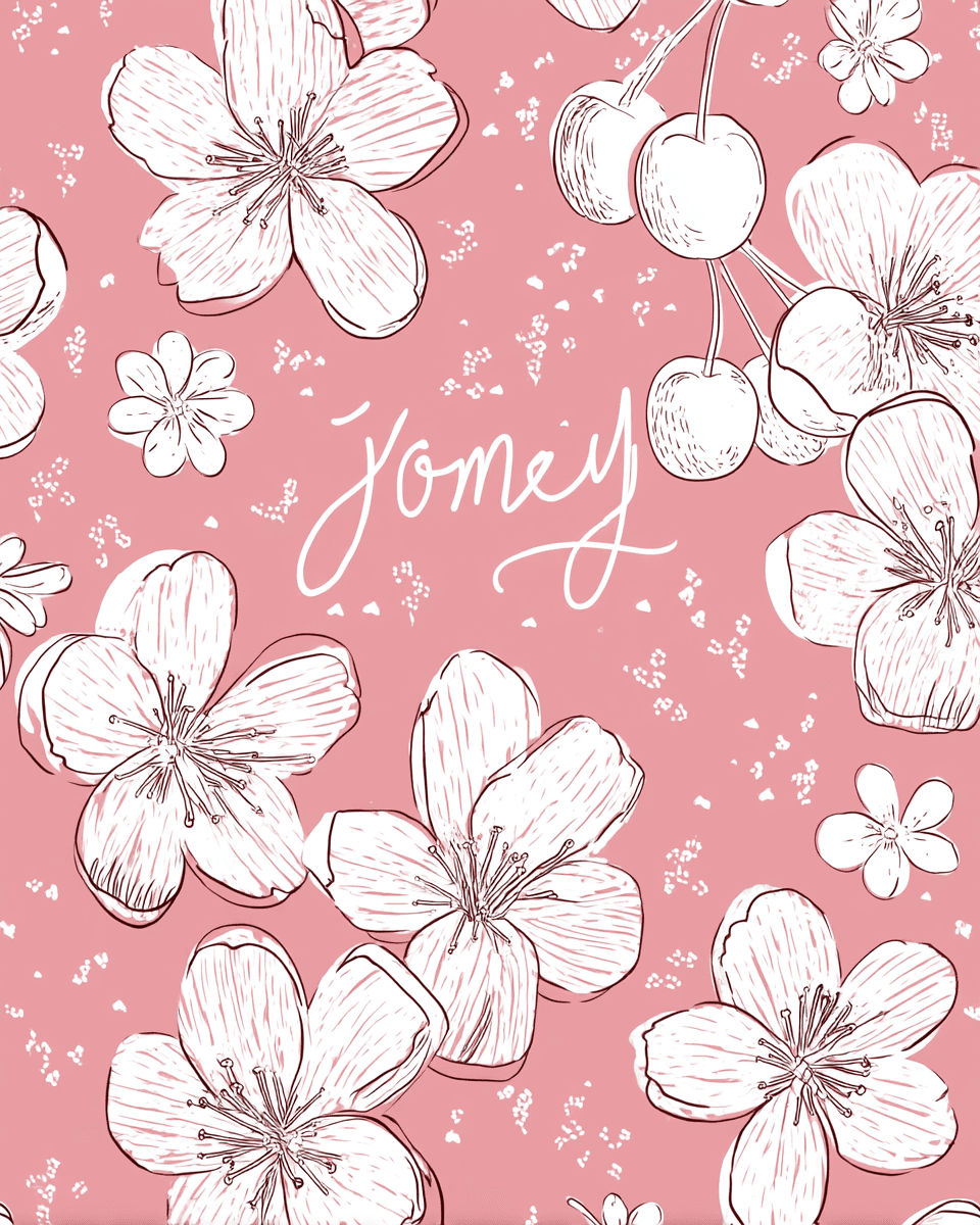 Blossom 546 original repeating artwork