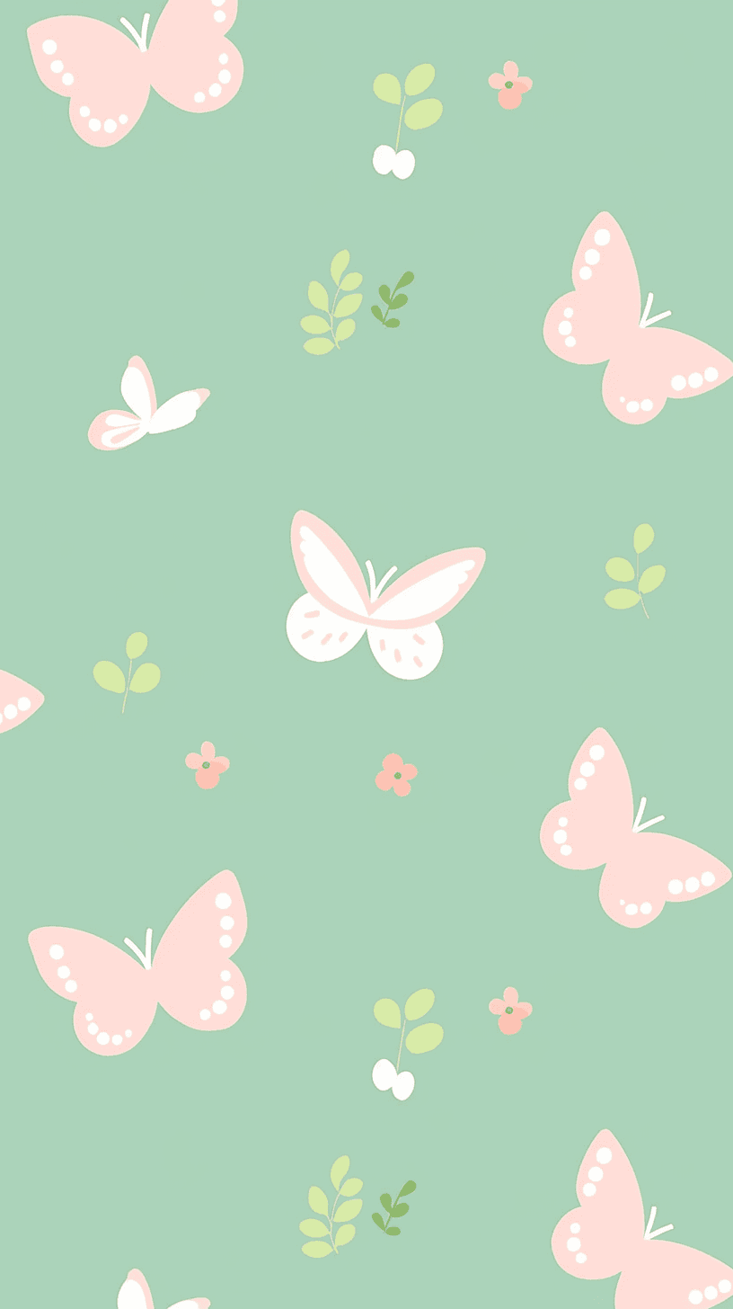 Butterfly Shade original repeating artwork