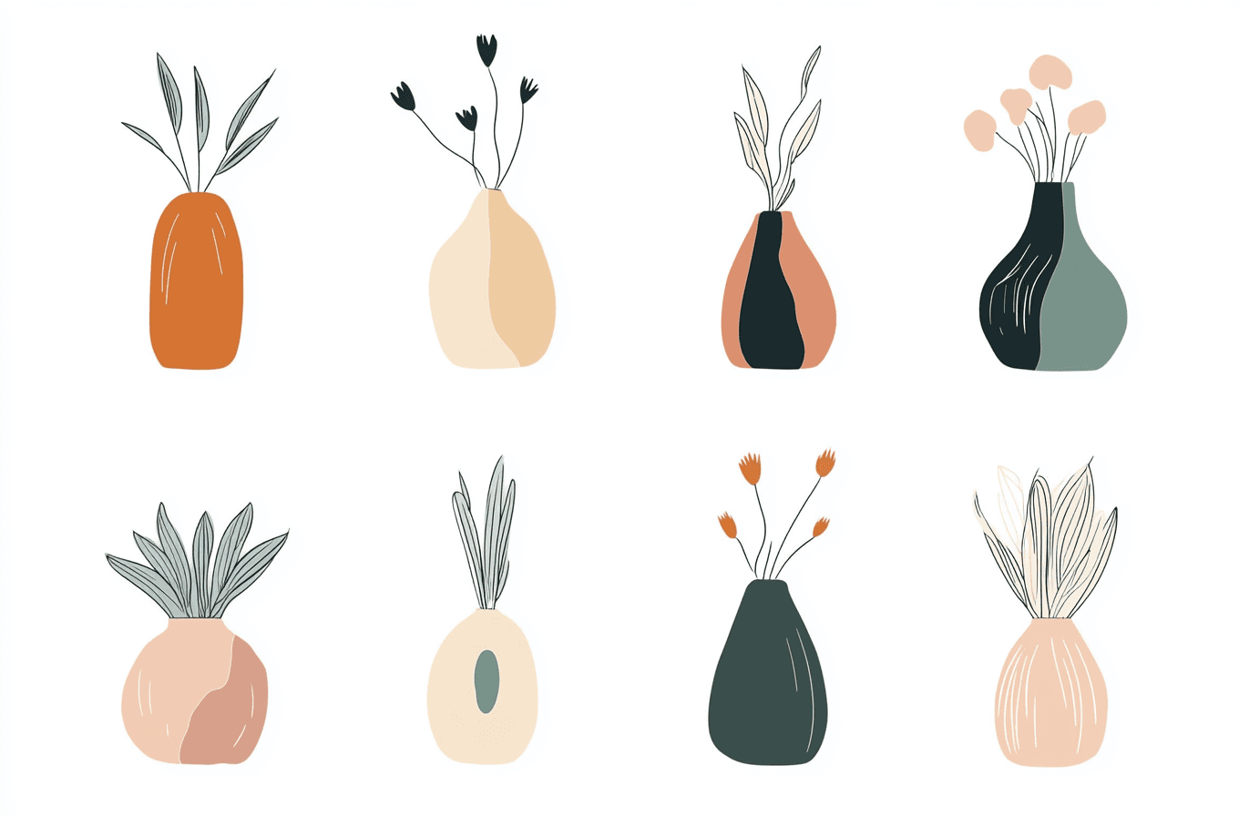 Vase Sprint original repeating artwork