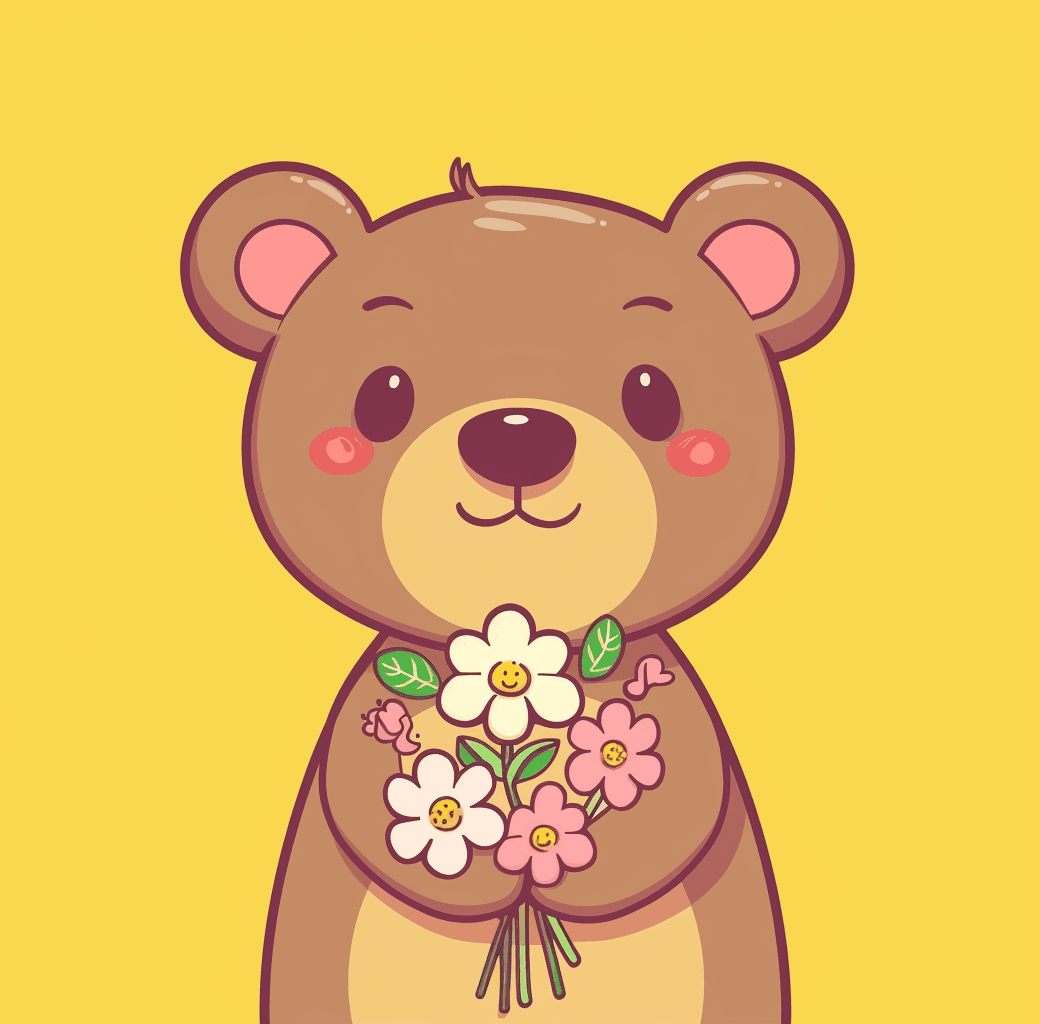 Bear Glide original repeating artwork