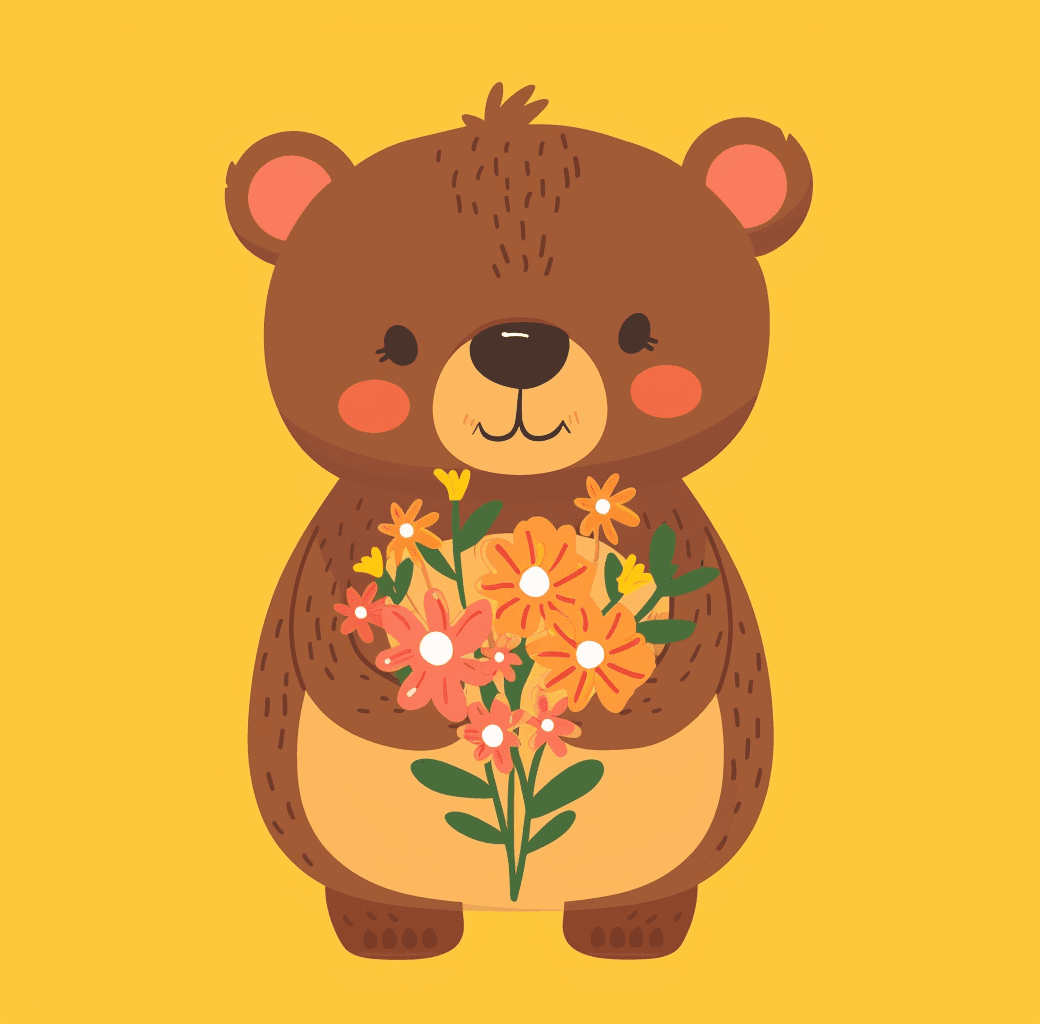 Bear Harbor original repeating artwork